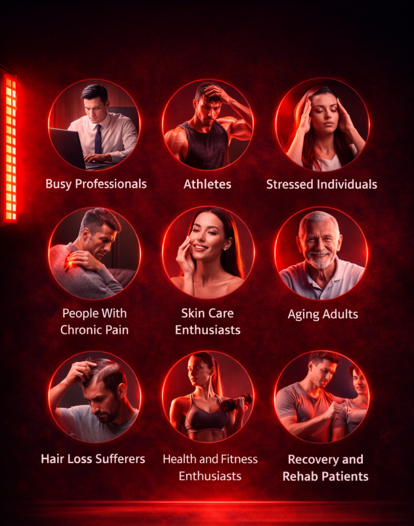 Who can take a red light therapy?