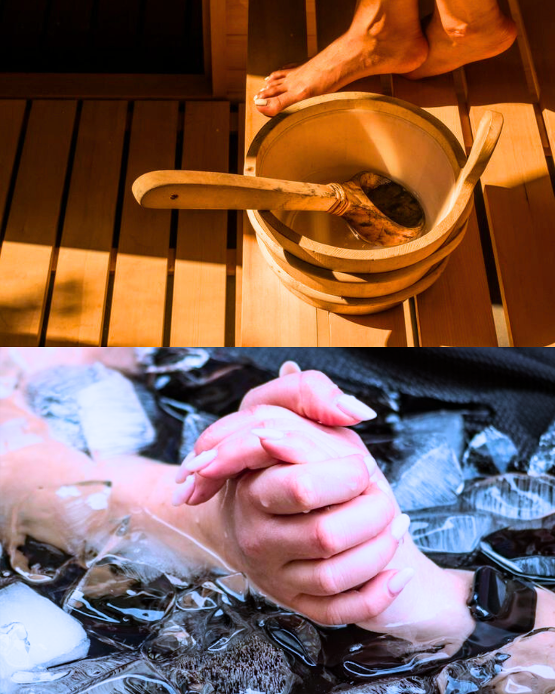 Cold plunge and sauna contrast therapy at RAPIDÉ